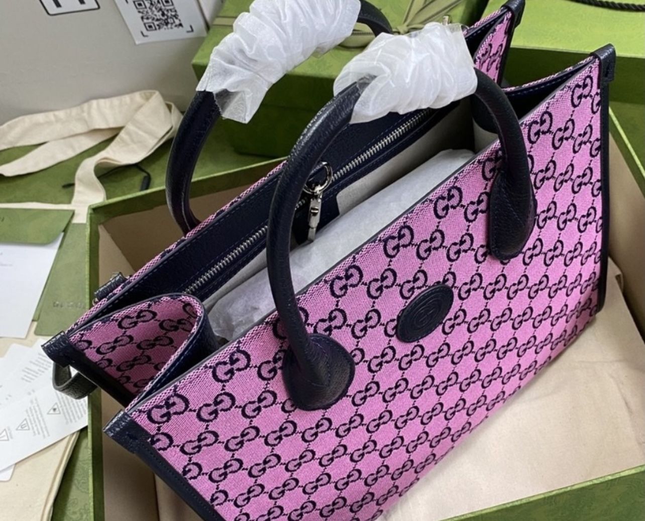 G UCCI Pink Tote