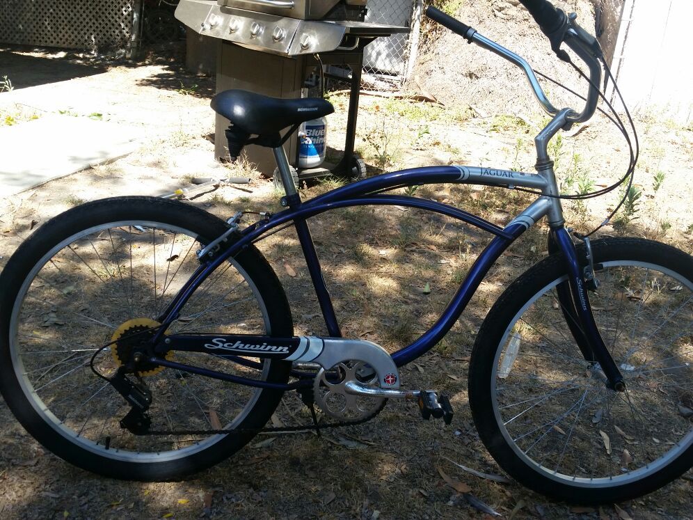 schwinn jaguar 7 speed cruiser