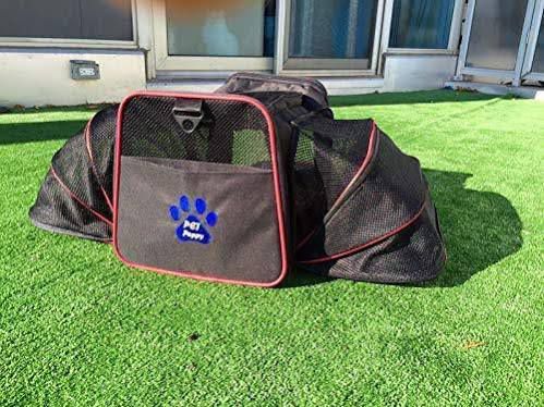 Premium Airline Approved Expandable Pet Carrier by Pet Peppy- Two Side Expansion, Designed for Cats, Dogs, Kittens,Puppies $60