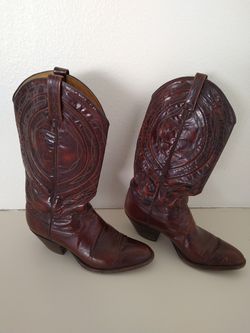 Ban Post Leather Boots Made In Spain  Thumbnail