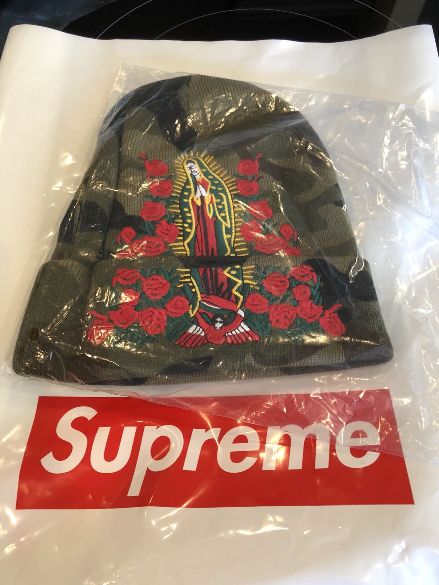 Supreme Guadalupe beanie