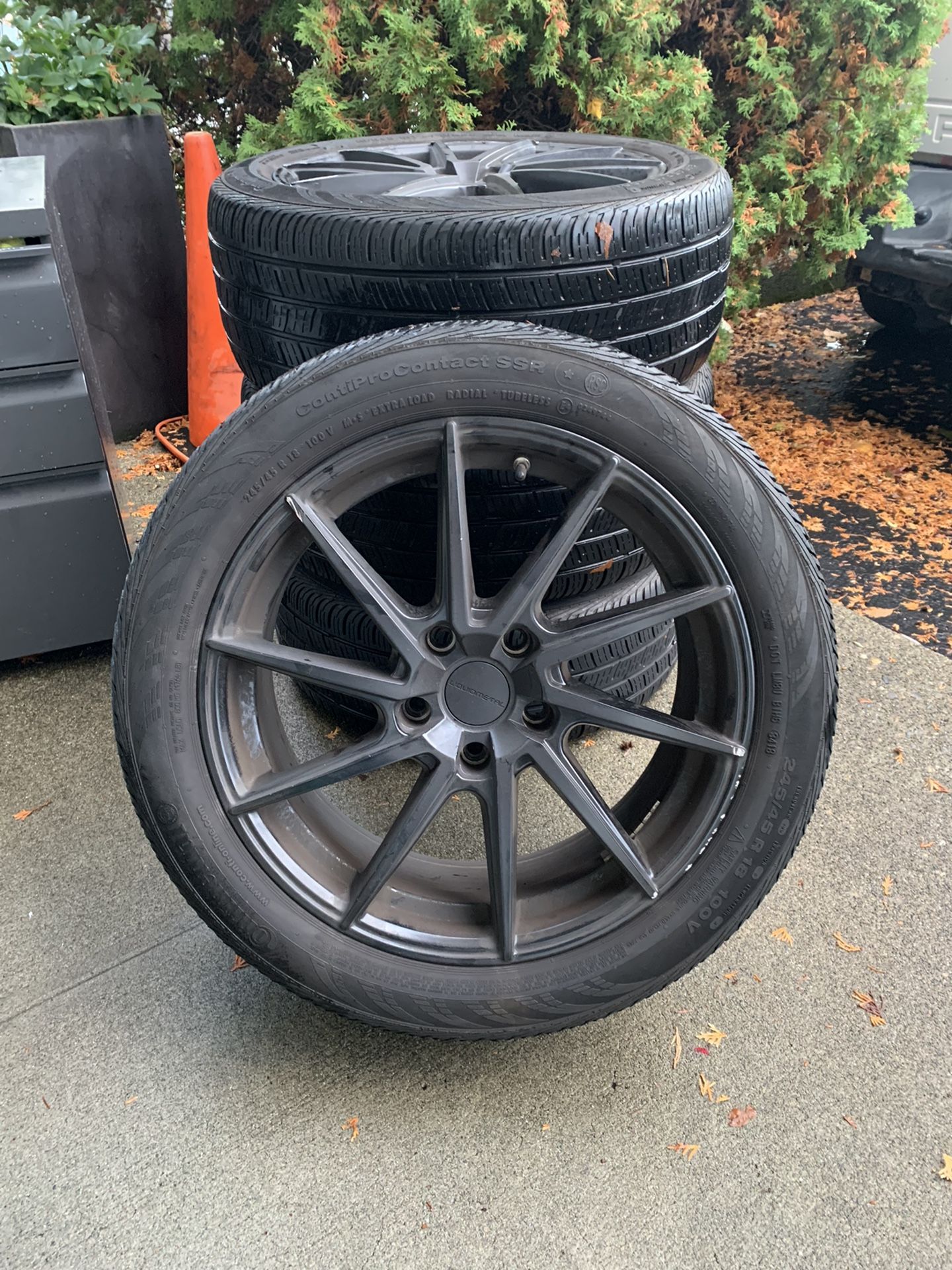 18" BMW Wheels And Tires 245/45/18 (Continental)