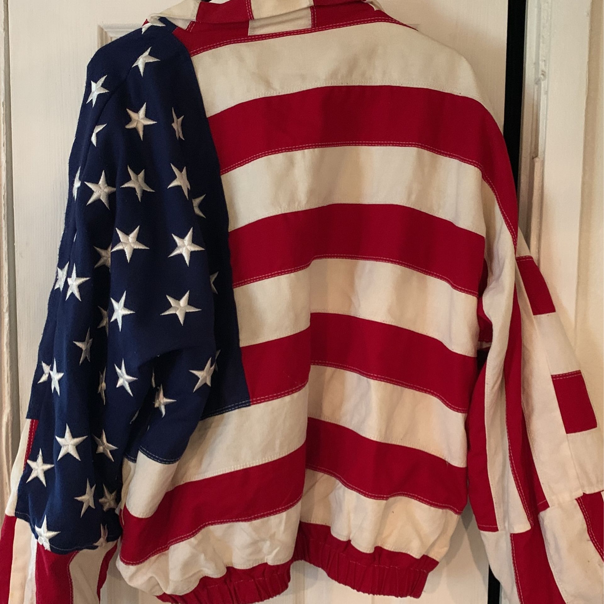 USA LEATHER BIKER JACKET/ USA JACKET