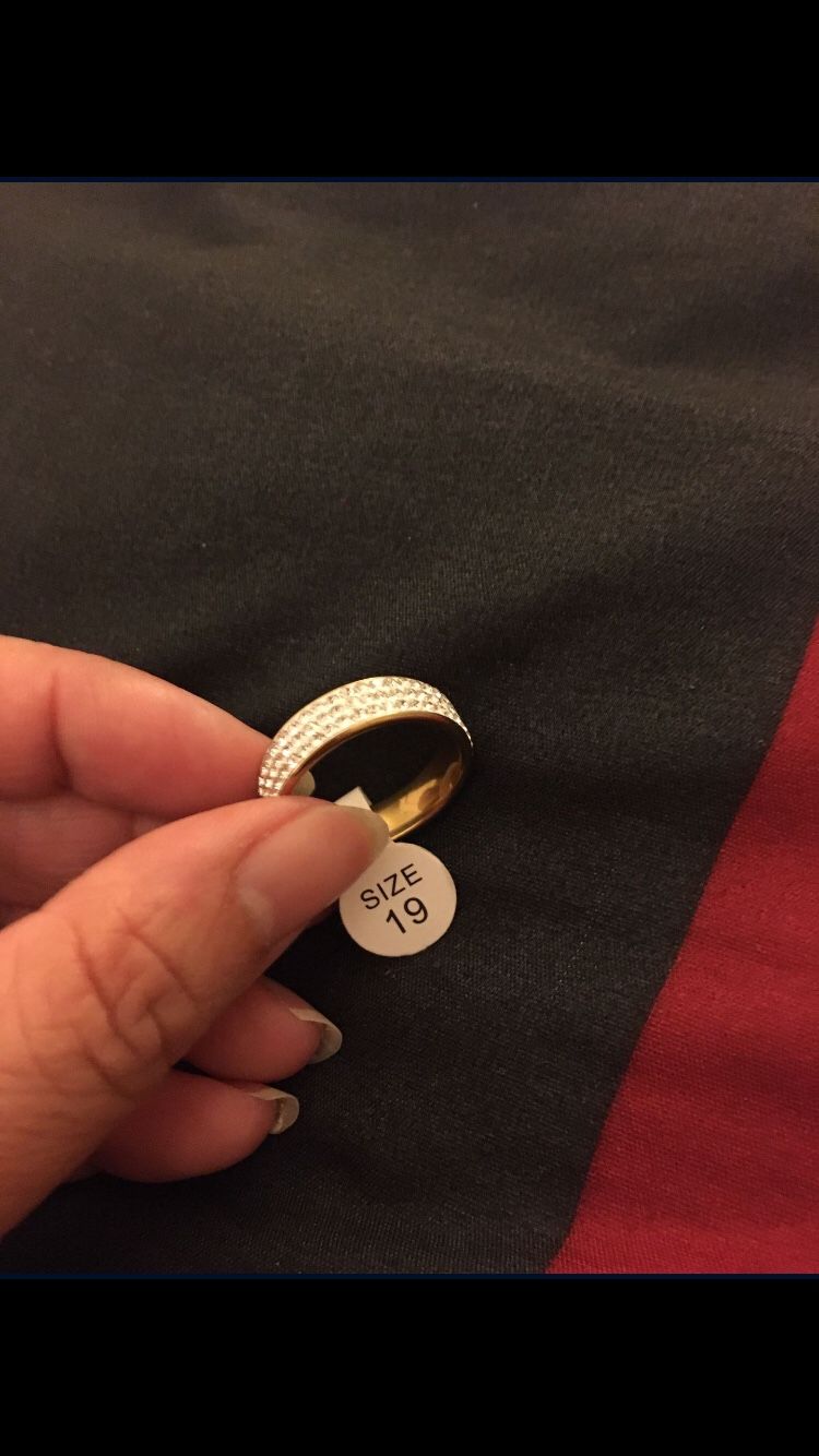 Stainless Steel Wedding Ring Size 10