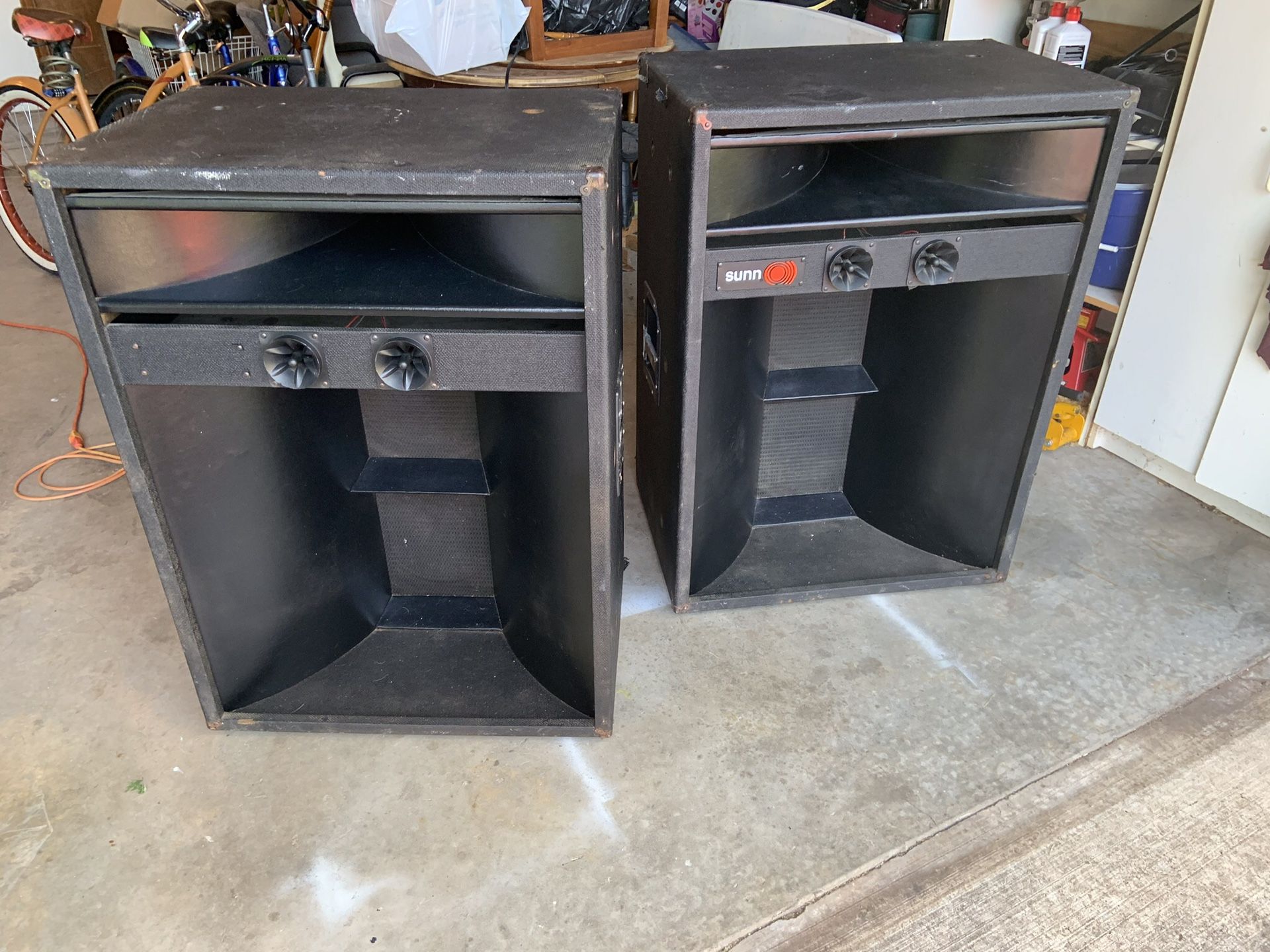 Sunn model 12 vintage PA loudspeakers for Sale in Oklahoma City, OK