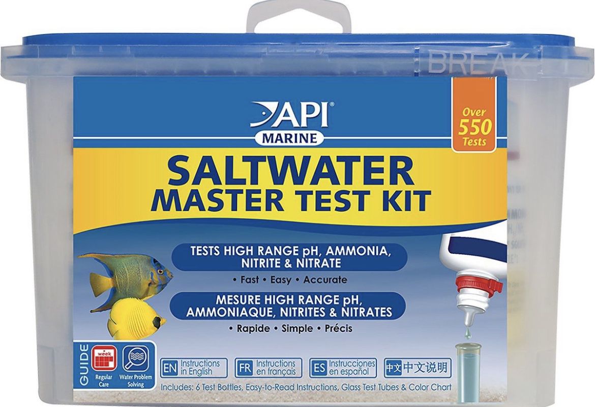 API Saltwater Aquarium Master Test Kit, 550 count