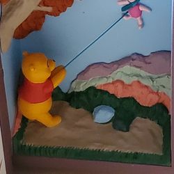 Cute@ For Minature Lovers! Winnie The Pooh Flying Piglet As A Kite! Book Shaped Thumbnail