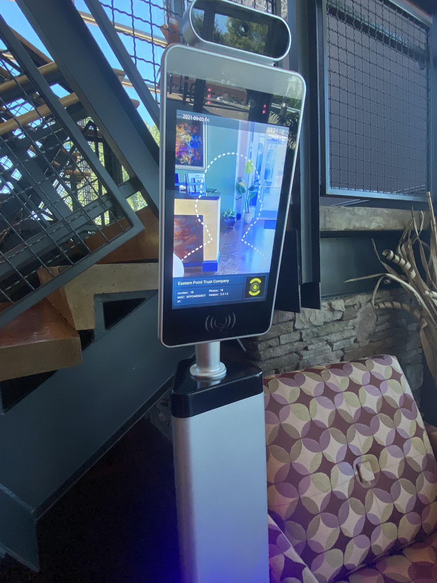 Lamasa Tech Temperature Kiosk