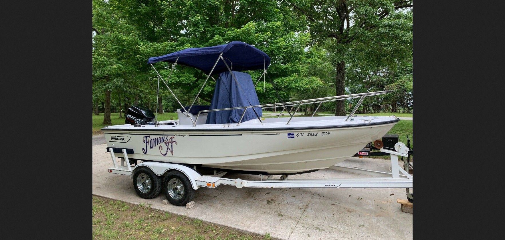 1996 Boston Whaler Outrage 19