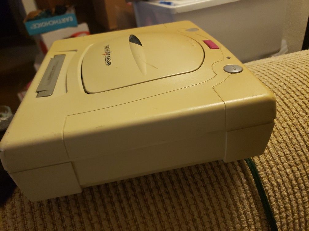 Import Sega Saturn Region Free, Fram, + 2 Games