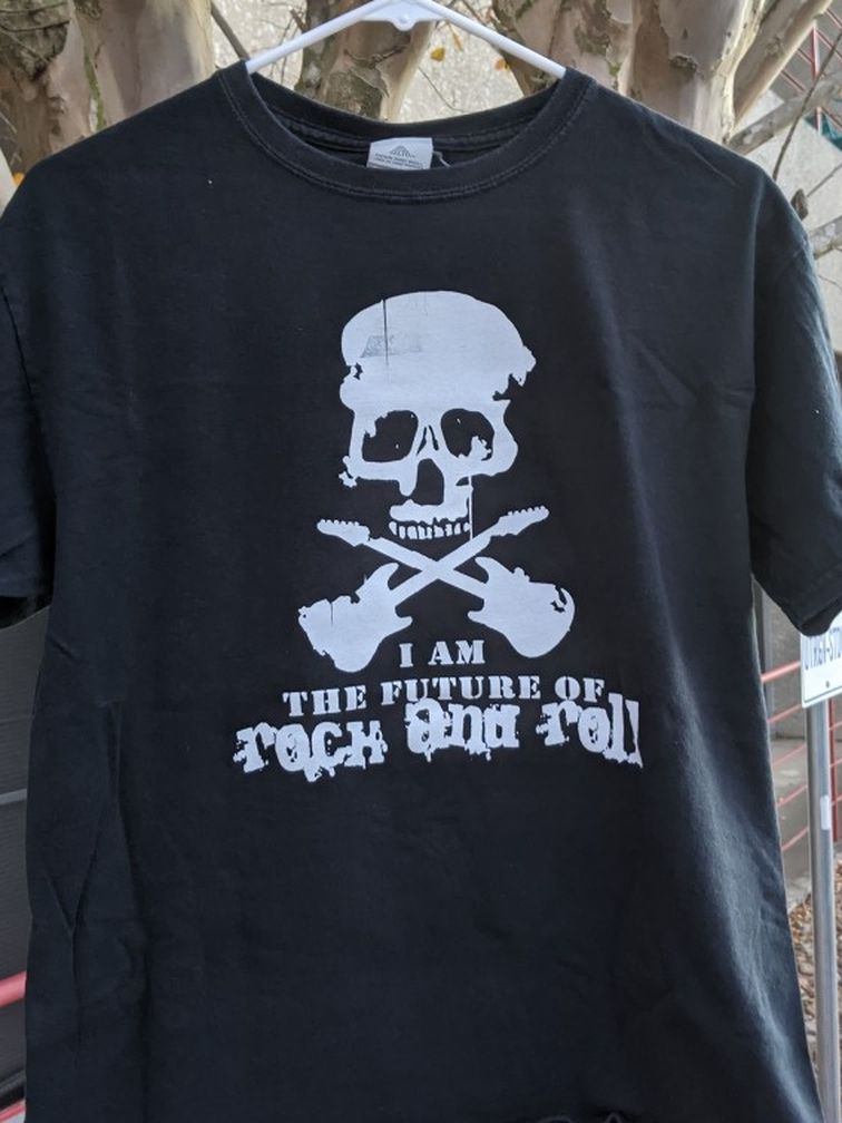 Ladies. Small. Youth. Extra Large. Official Rock N Roll Hall of Fame shirt. "I am the future of Rock and Roll"