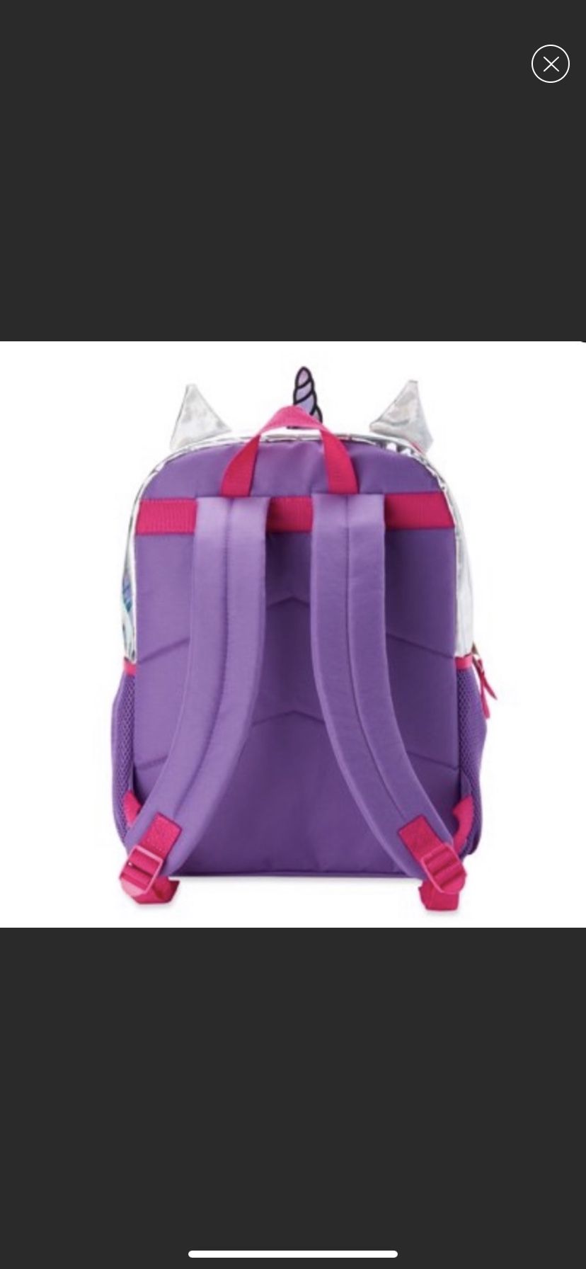 Girls Unicorn Sparkle Backpack