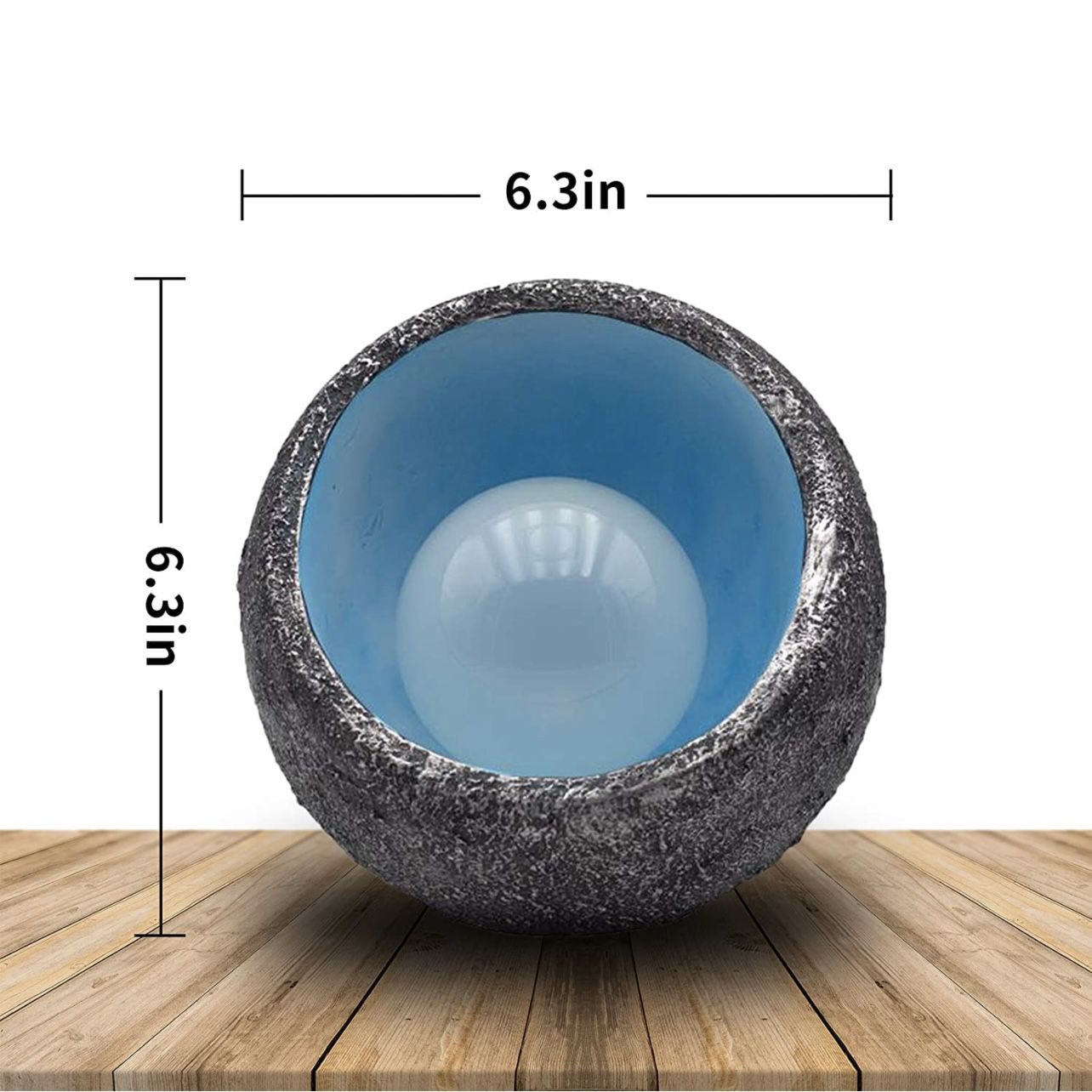 Solar Lights Outdoor Decorative, Resin Dinosaur Egg Solar Powered Outdoor Lights Decor, Waterproof Amber LED Landscape Lighting for Garden Patio Porch