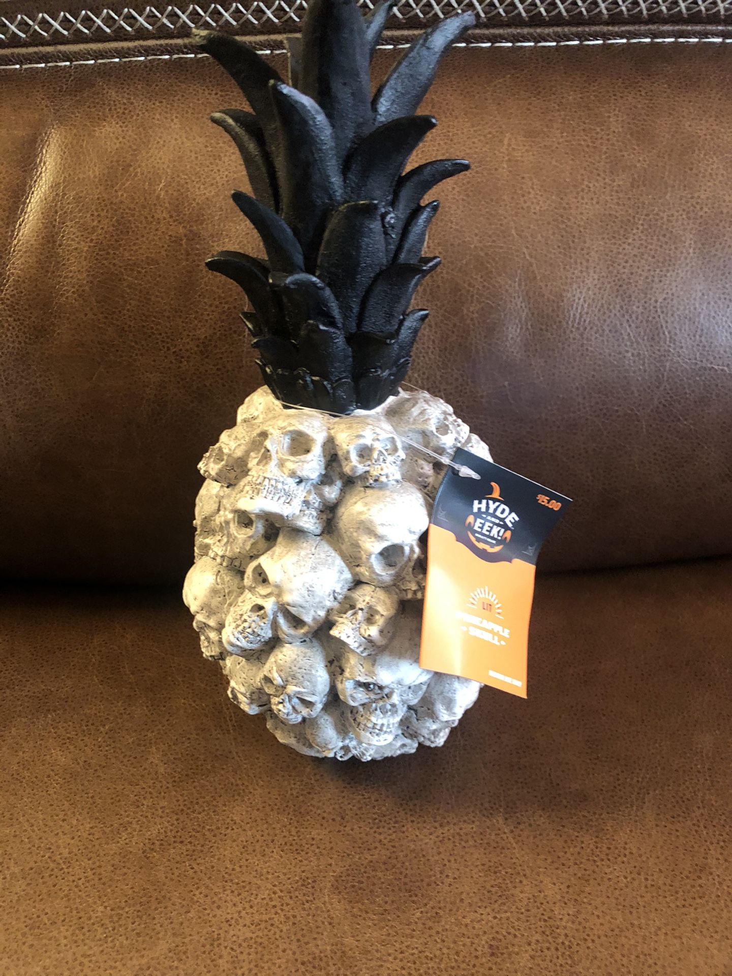 NEW Light Up Skull Pineapple Halloween Decor - Hyde & EEK! Boutique In Hand!