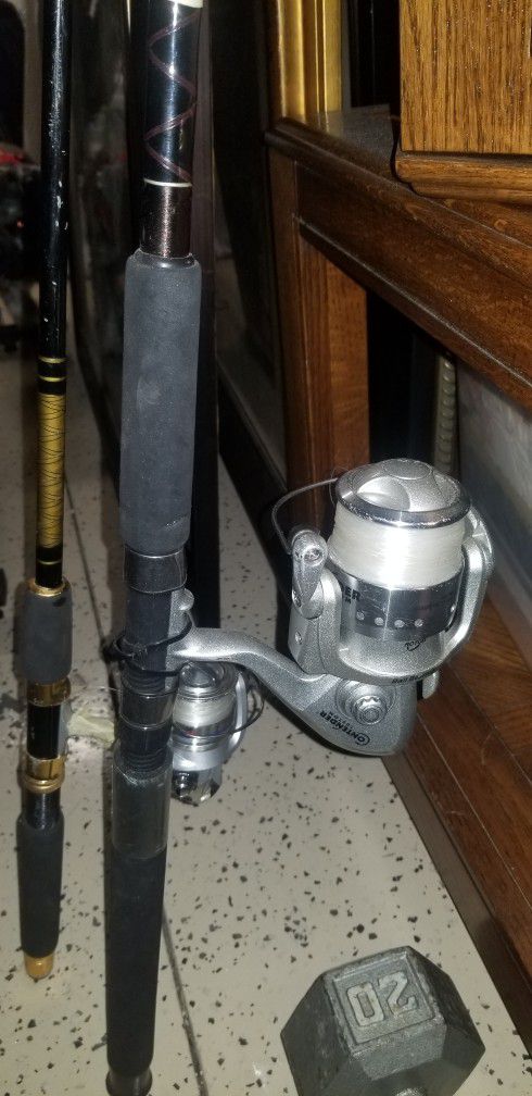 2 Fishing Rods And Reel Combo