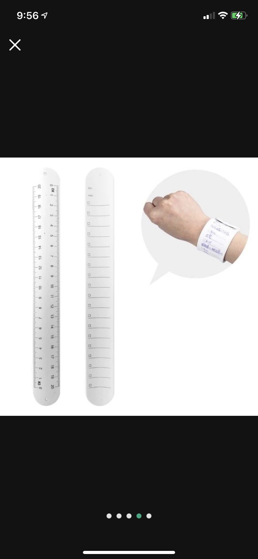 Nurse Silicone Memo Slap Bracelet
