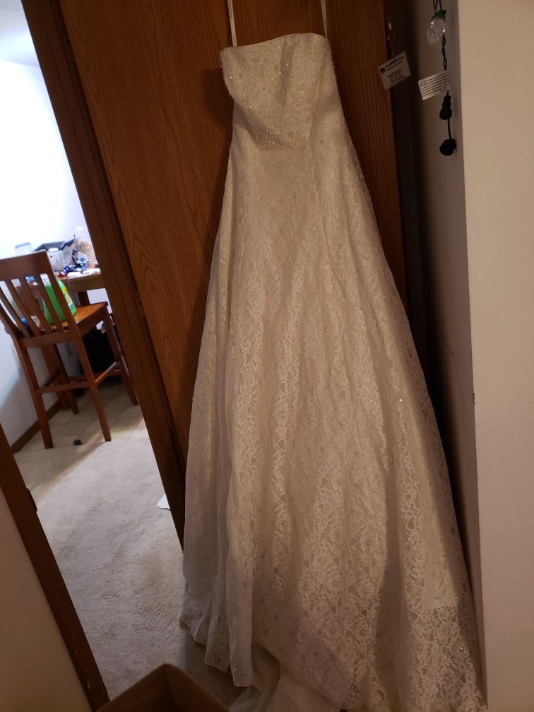 Wedding dress and accessories