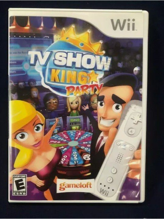 TV Show King Party (Nintendo Wii, 2008) Complete w/ Manual