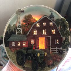 Small Light With Farm Setting And Tractor Thumbnail