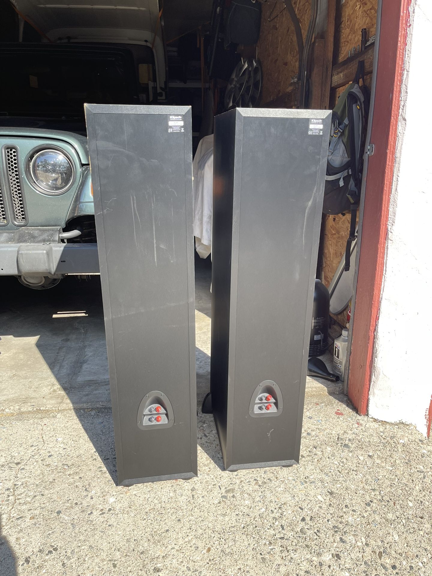 Klipsch Floor Speakers + Pioneer Receiver