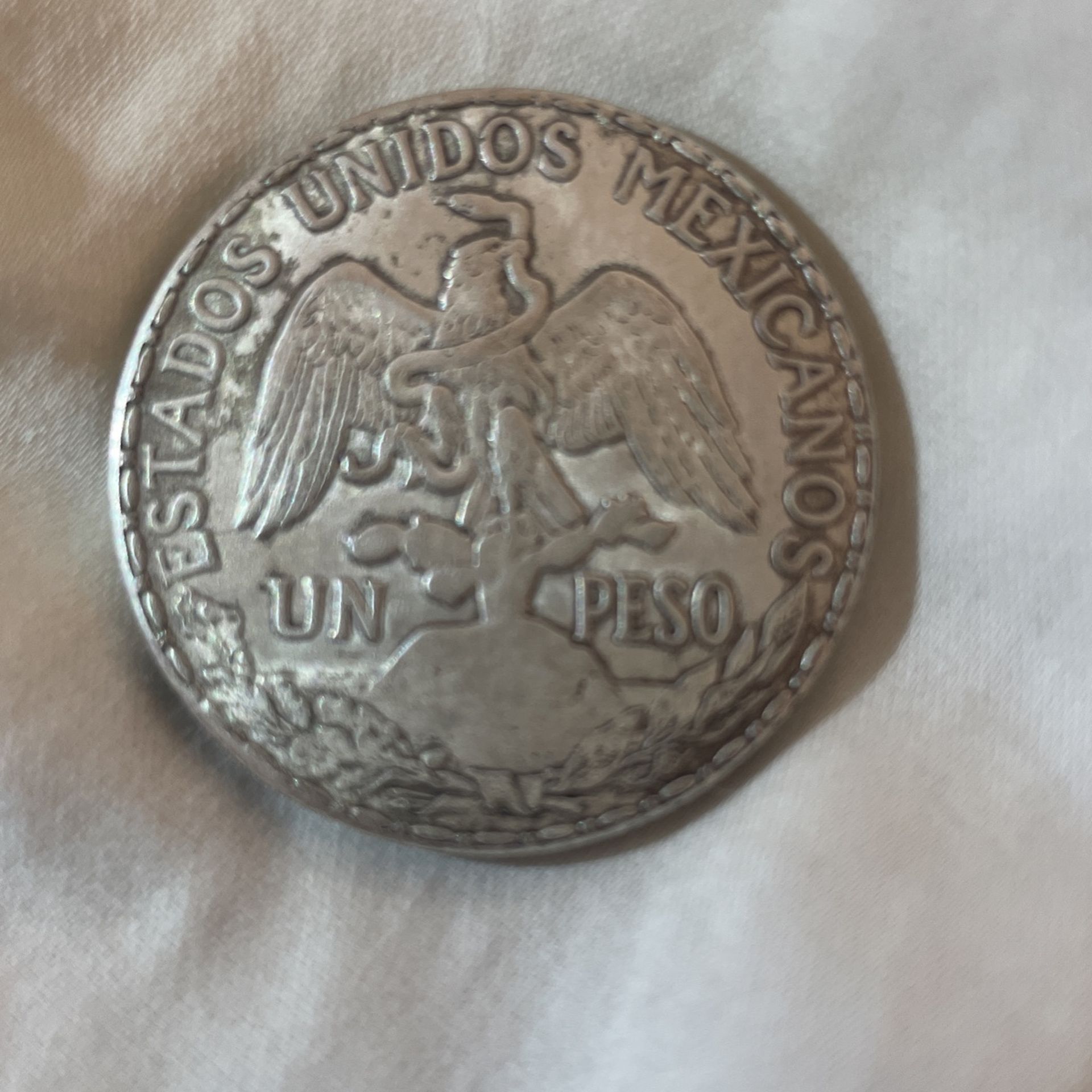 1910 Mexico Peso Caballito Silver