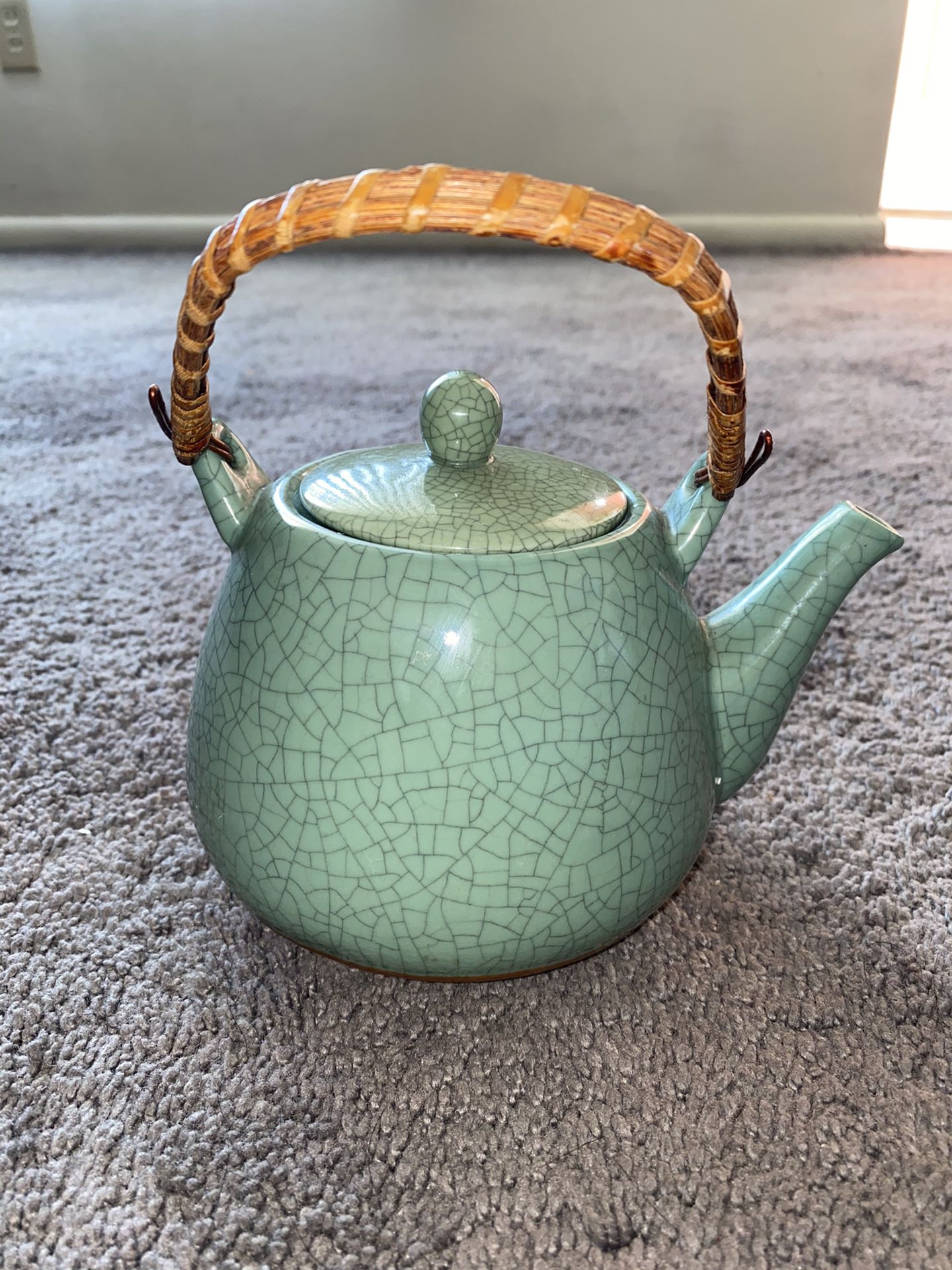 Vintage Chinese Porcelain Teapot 