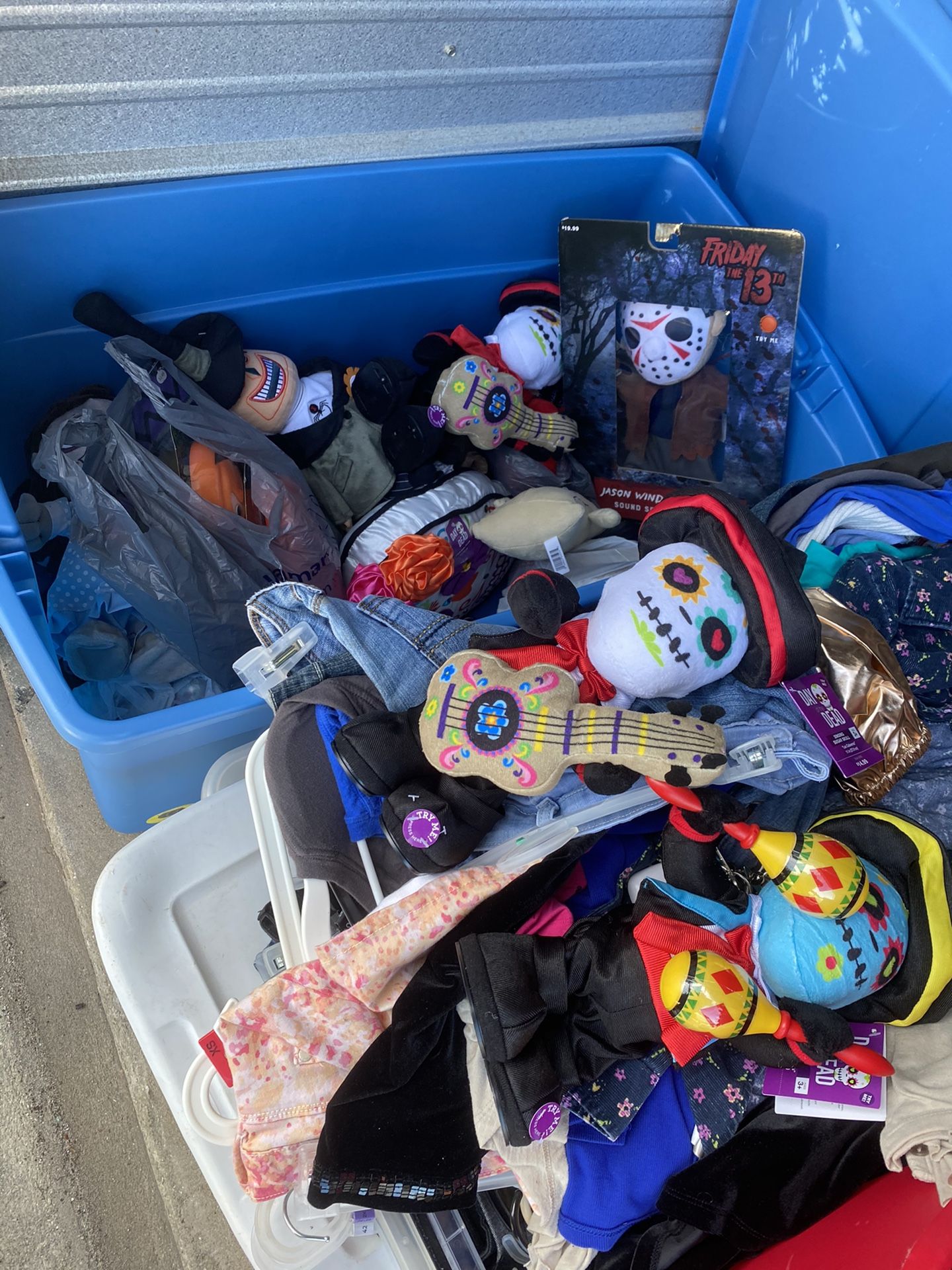 Lots of new Halloween decorations and items.