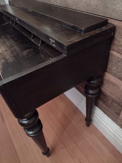 Antique Spinet Desk / Entryway Or Console Table Thumbnail