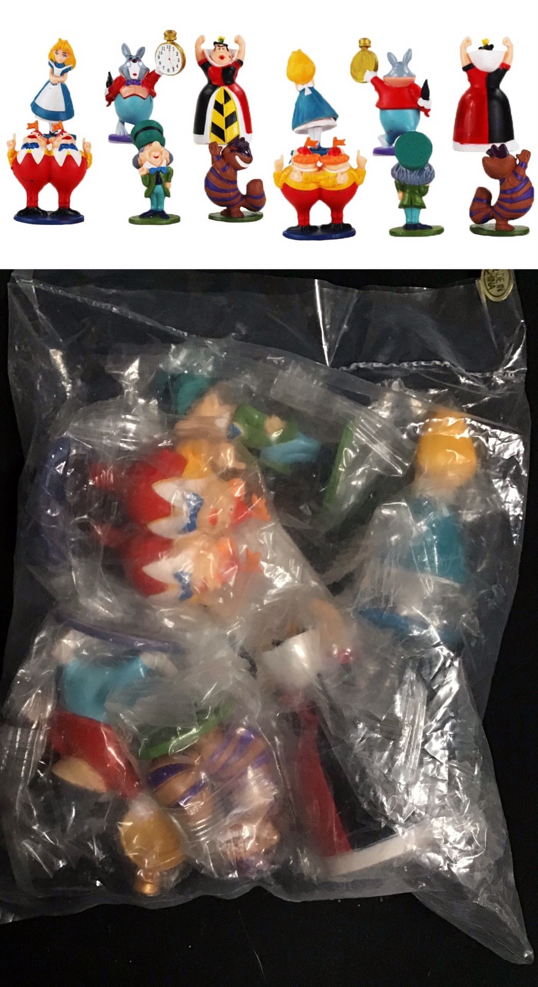 Alice In Wonderland Vintage Figurines Yarto Trade HG Toys Disney