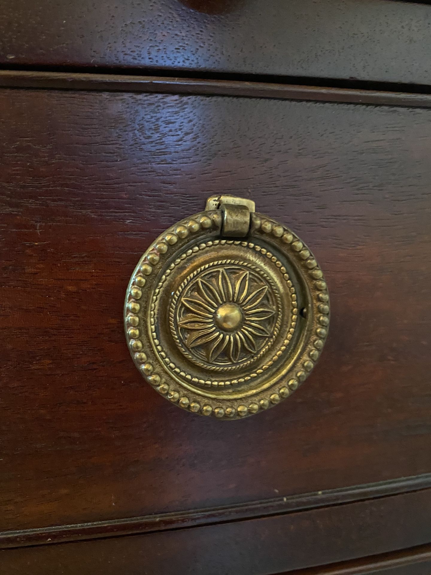 Antique Wooden Hutch Server