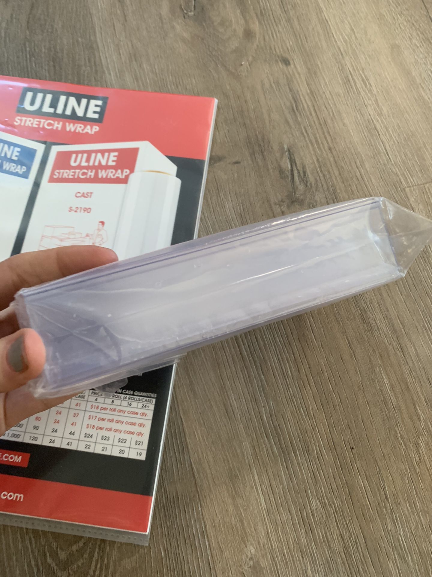 ULine Clear Labels made for Metal shelving!