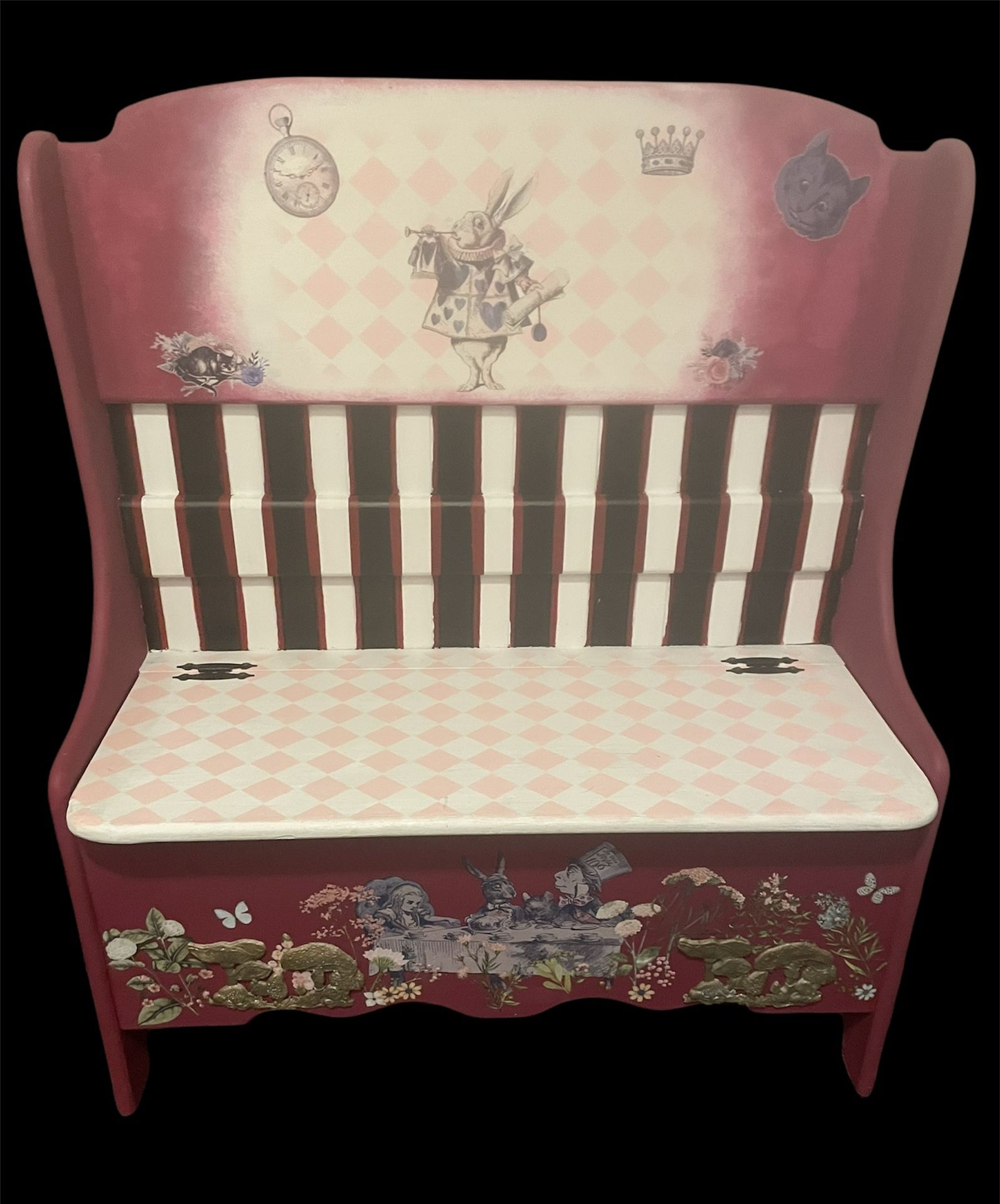 Alice In Wonderland Childs Bench