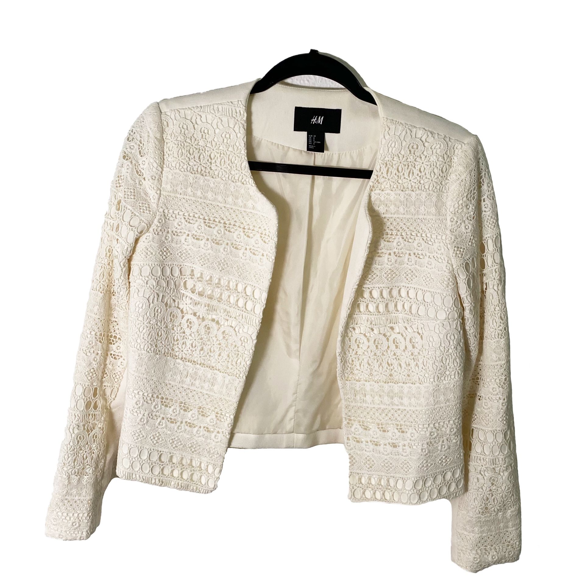 Off White Blazer Jacket for Women
