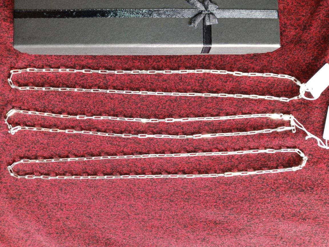 Brand New 925 Sterling Silver Link Chain $35each