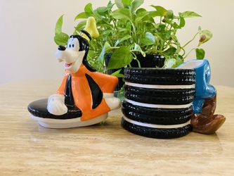 Disney Goofy Ceramic Cookie Jar Oreos Theme 12" - NWT Thumbnail