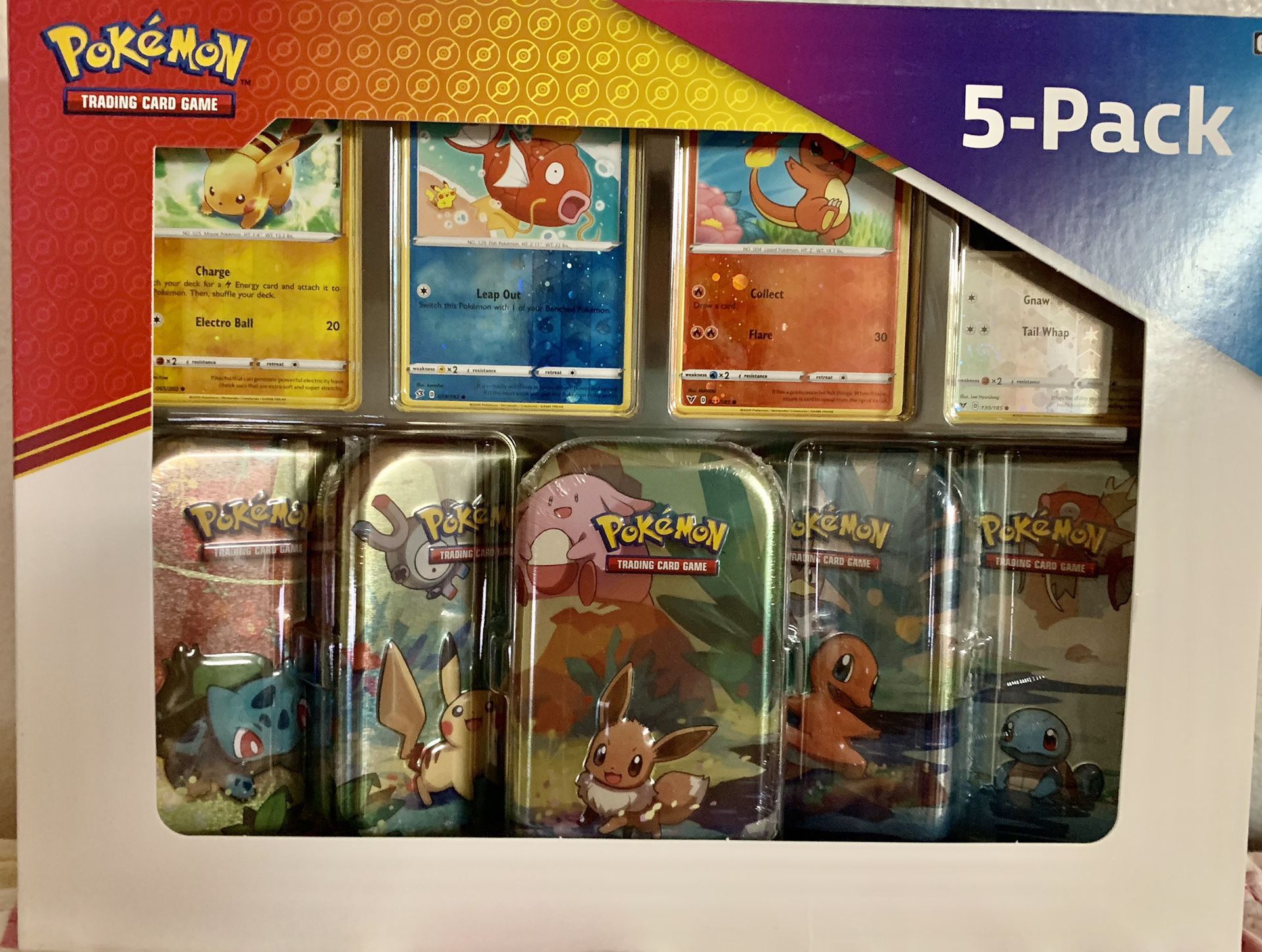 Pokemon Mini Tin Box Kanto Set 