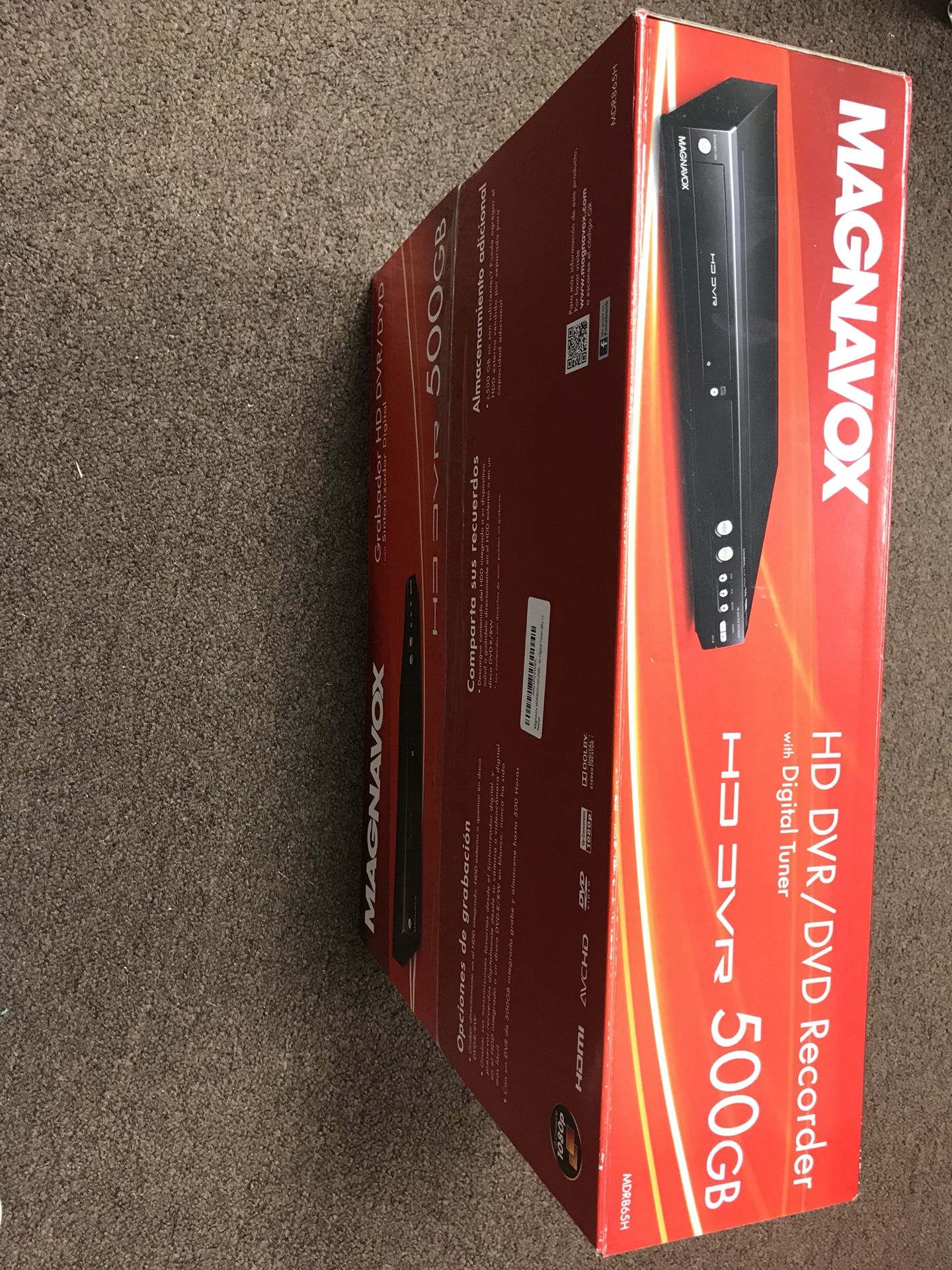 Magnavox MDR865H HD DVR/DVD Recorder with Digital Tuner (Black) for