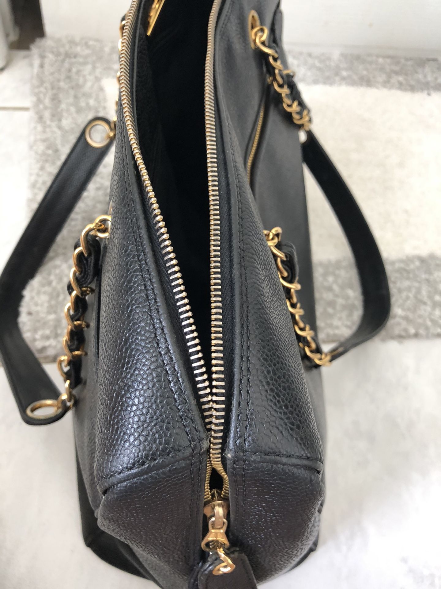 CHANEL BOSTON LARGE SHOULDER AUTHENTIC BAG