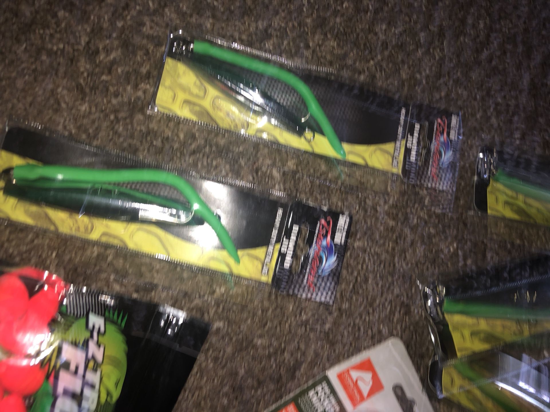 radios, fishing gear ,flare gun ,radio etc