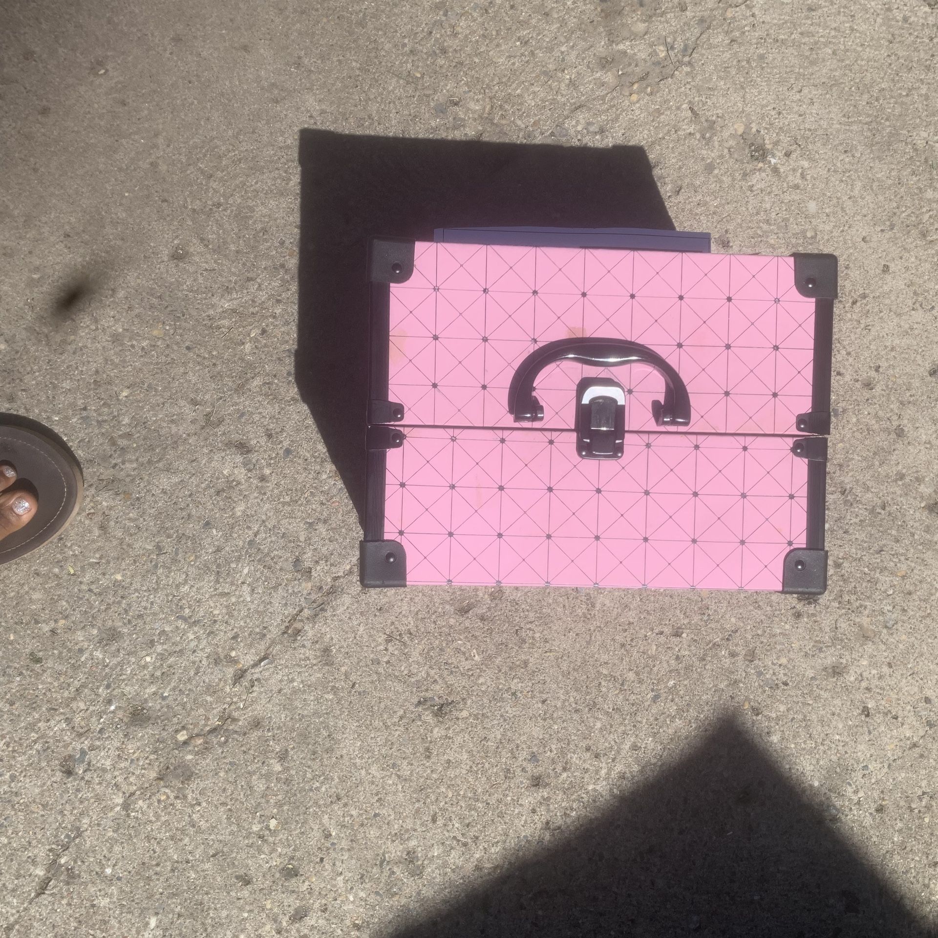 Makeup box with makeup products