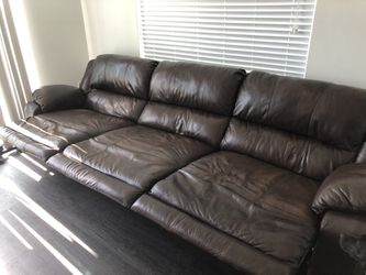 Leather Recliner Couch Thumbnail