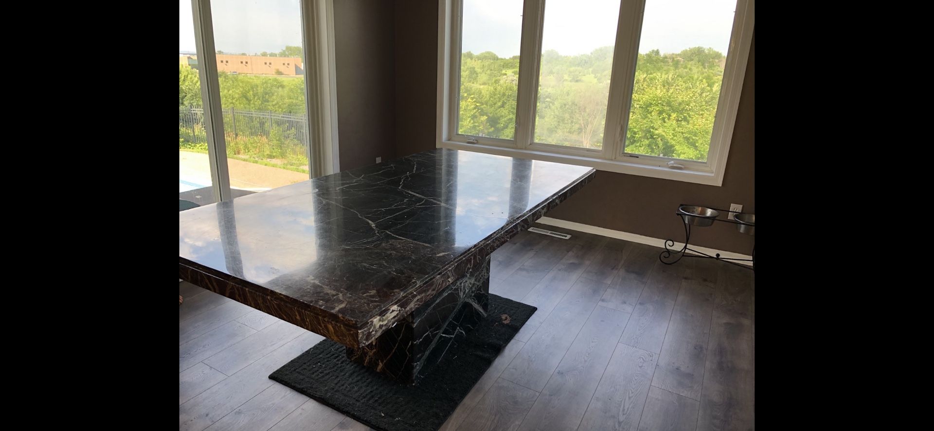 Marble 6 to 8 person table