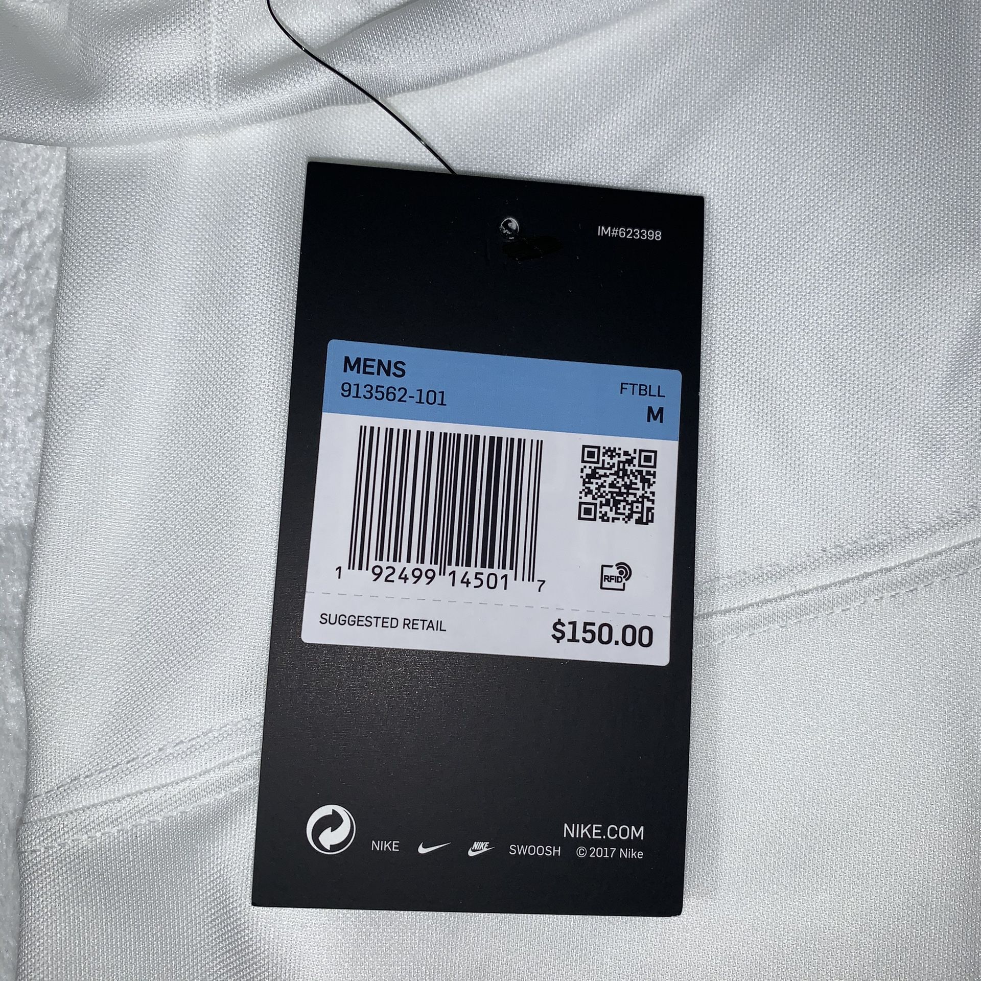 Sam Darnold Nike New York Jets NFL Vapor Limited Jersey Stitched White Size Medium Tags Still On Retail Price 150$