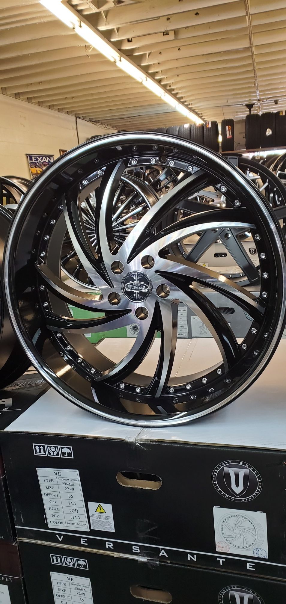 CREDITO FACIL 22" INCH VERSANTE WHEELS RIMS AND TIRES EASY FINANCING