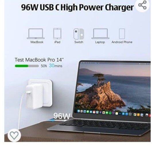 Mac Book Pro Charger - 96W  Retail Price $39.99