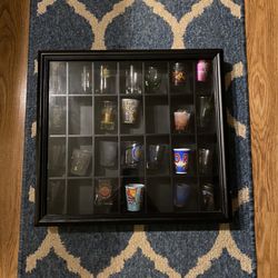 Case Of Shot Glasses From Various Cities Throughout The World Thumbnail