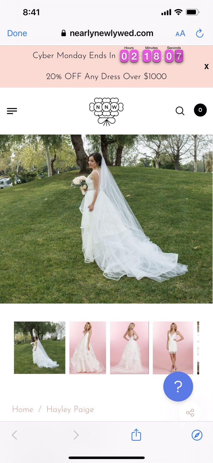 Hayley Paige “Conrad” Wedding Dress 