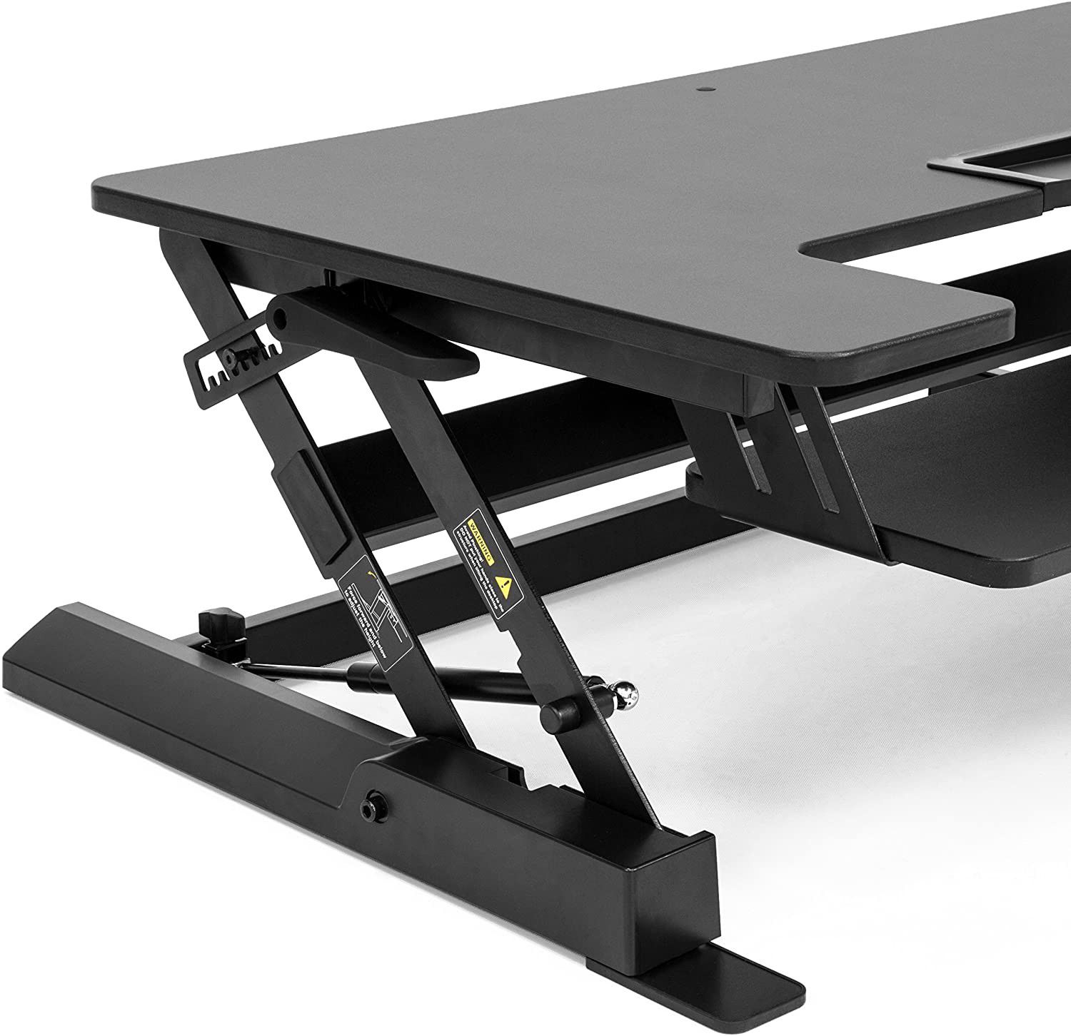 Ergonomic Standing Desk 36"(H) Adjustable with Gas Spring, Black