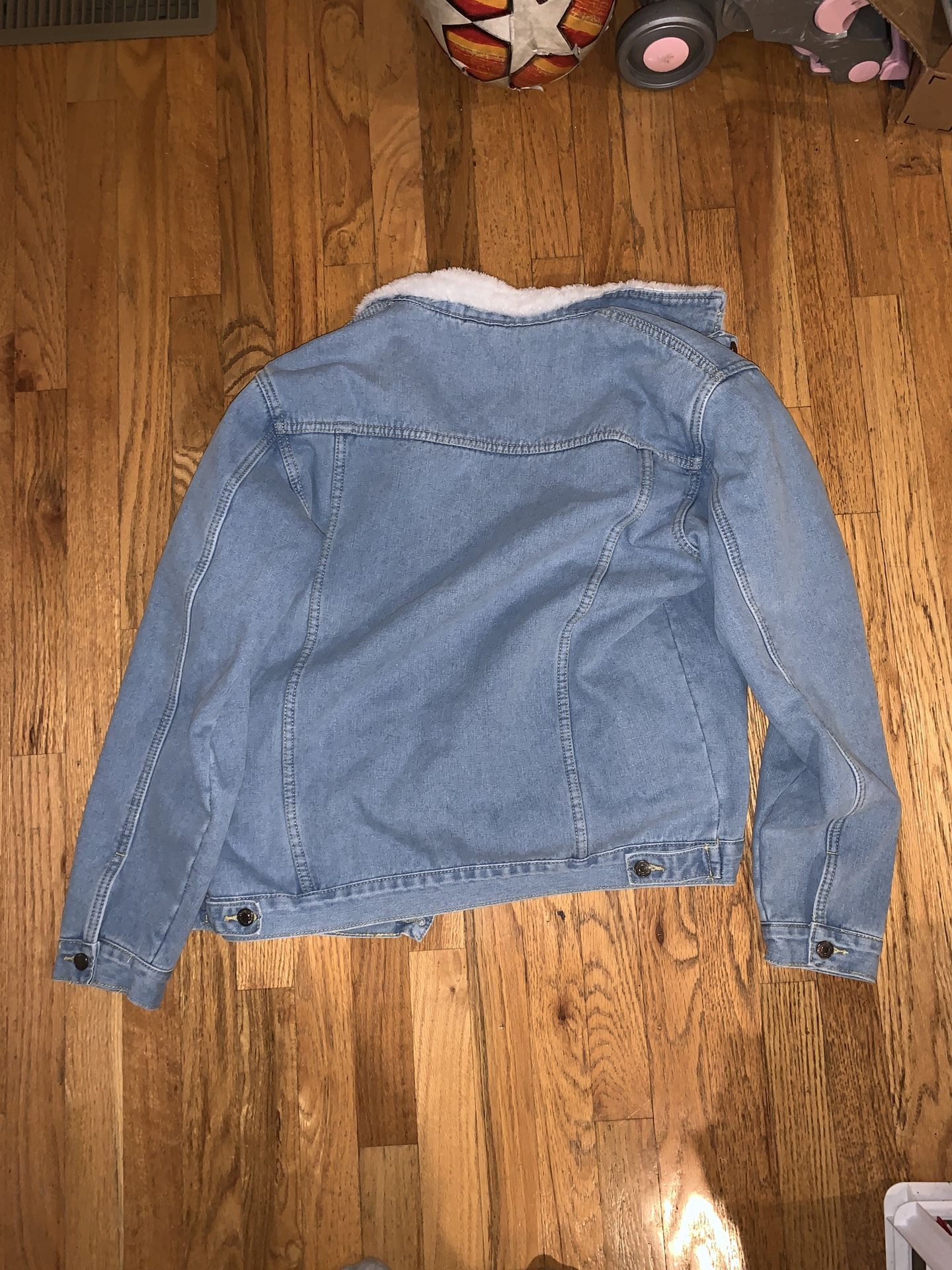 Denim Jacket Sherpa Inside- Medium