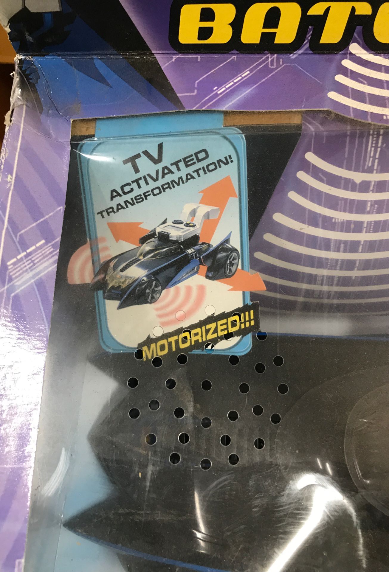 The Batman Batwave TV activated Batmobile Vehicle - New In Box
